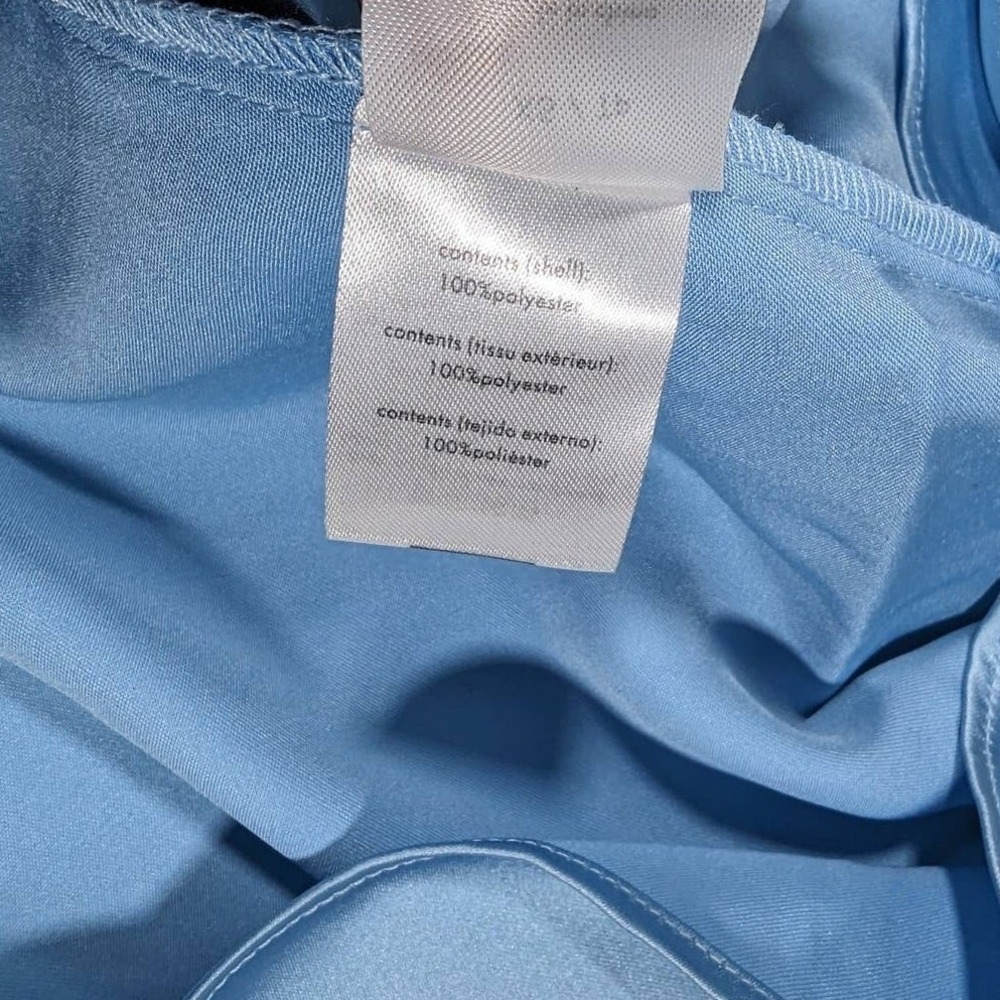 WeWoreWhat‎ XS Cut Out Midi Skirt Satin Femmeuse Airy Blue - Picture 6 of 7